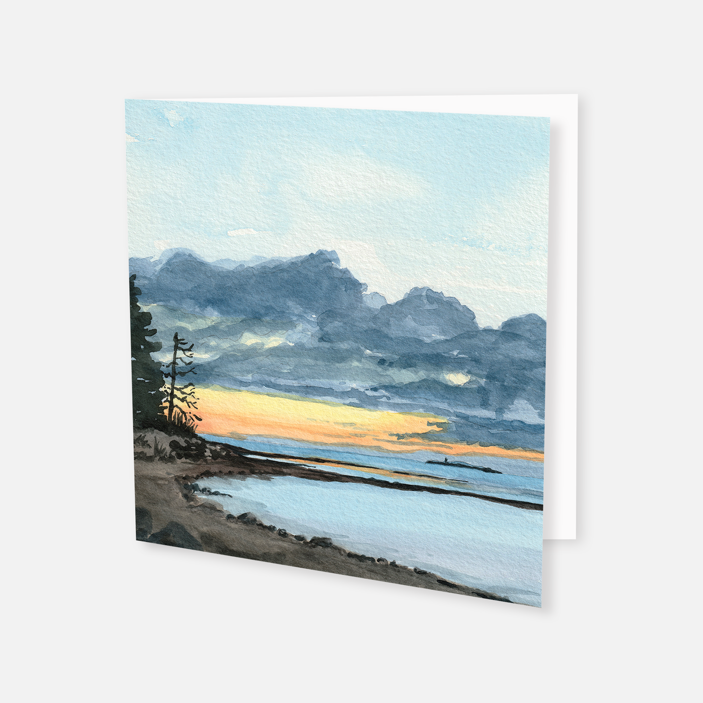 Vibrant Skies - set of 4 cards