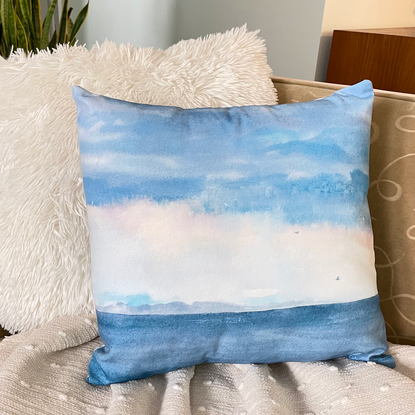 Distant Rain cushion cover