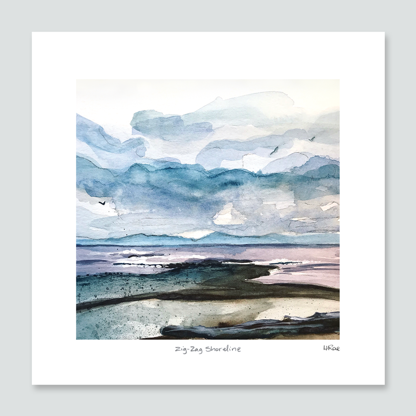 Zig-Zag Shoreline