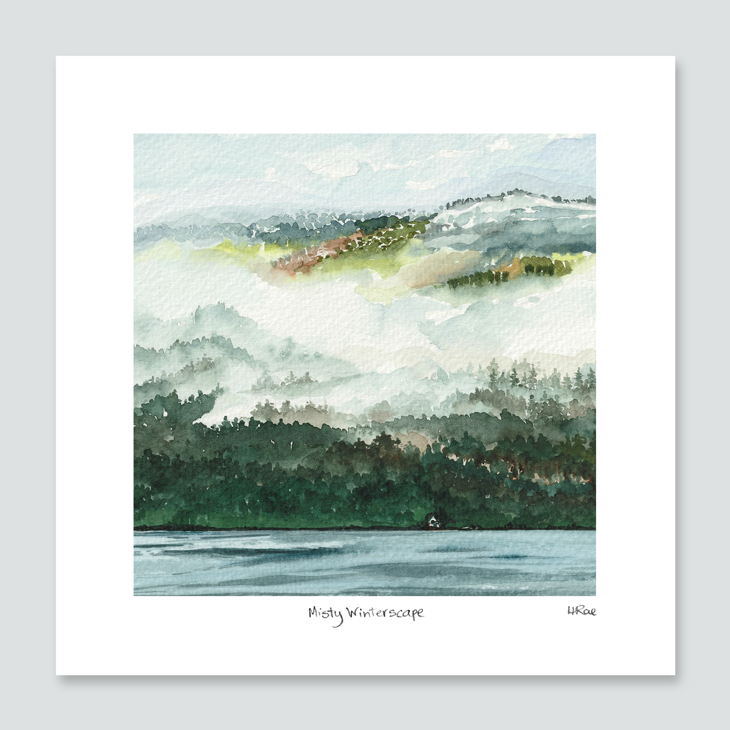 Misty Winterscape