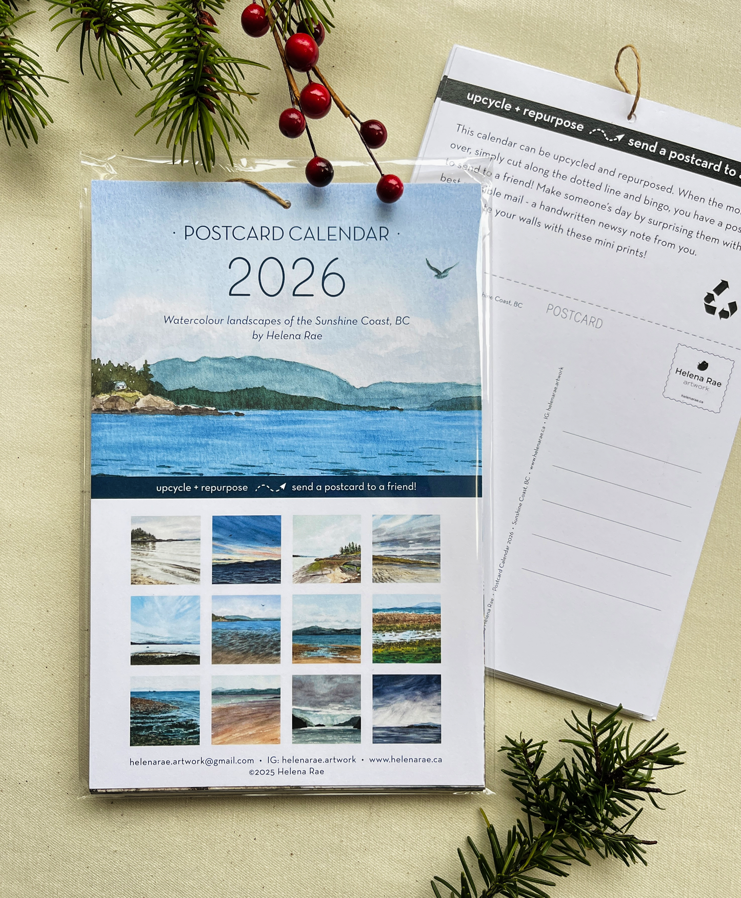 2026 Postcard Calendar