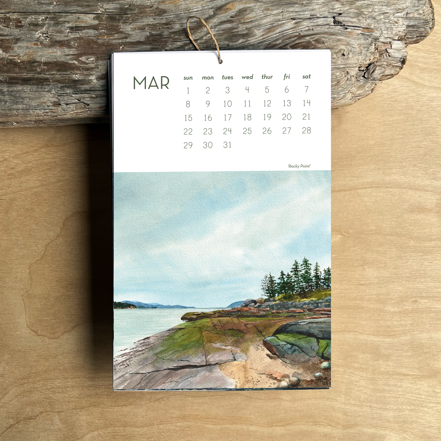 2026 Postcard Calendar