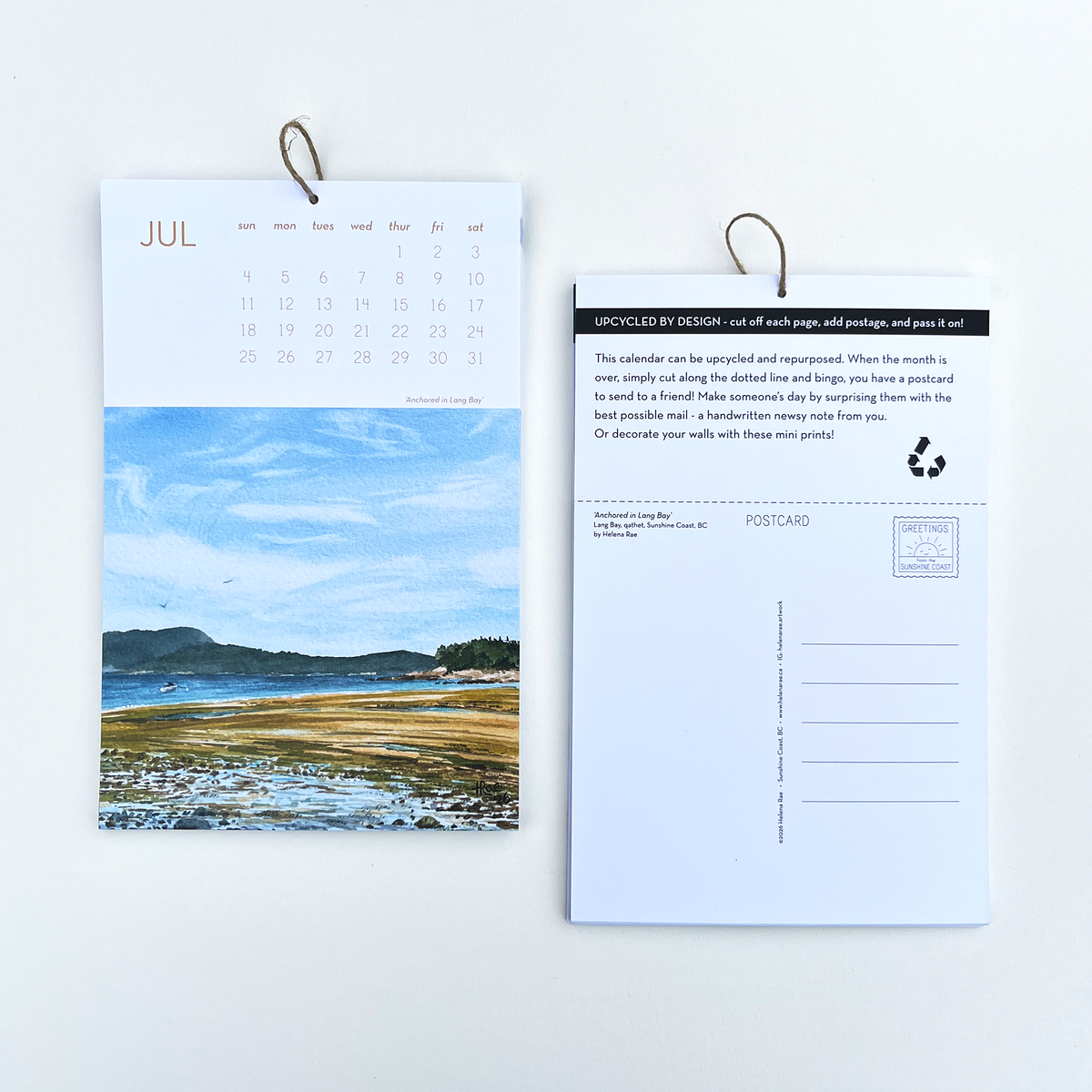 2027 Postcard Calendar