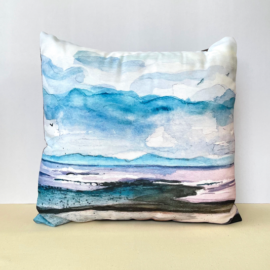 Zig-Zag Shoreline cushion cover