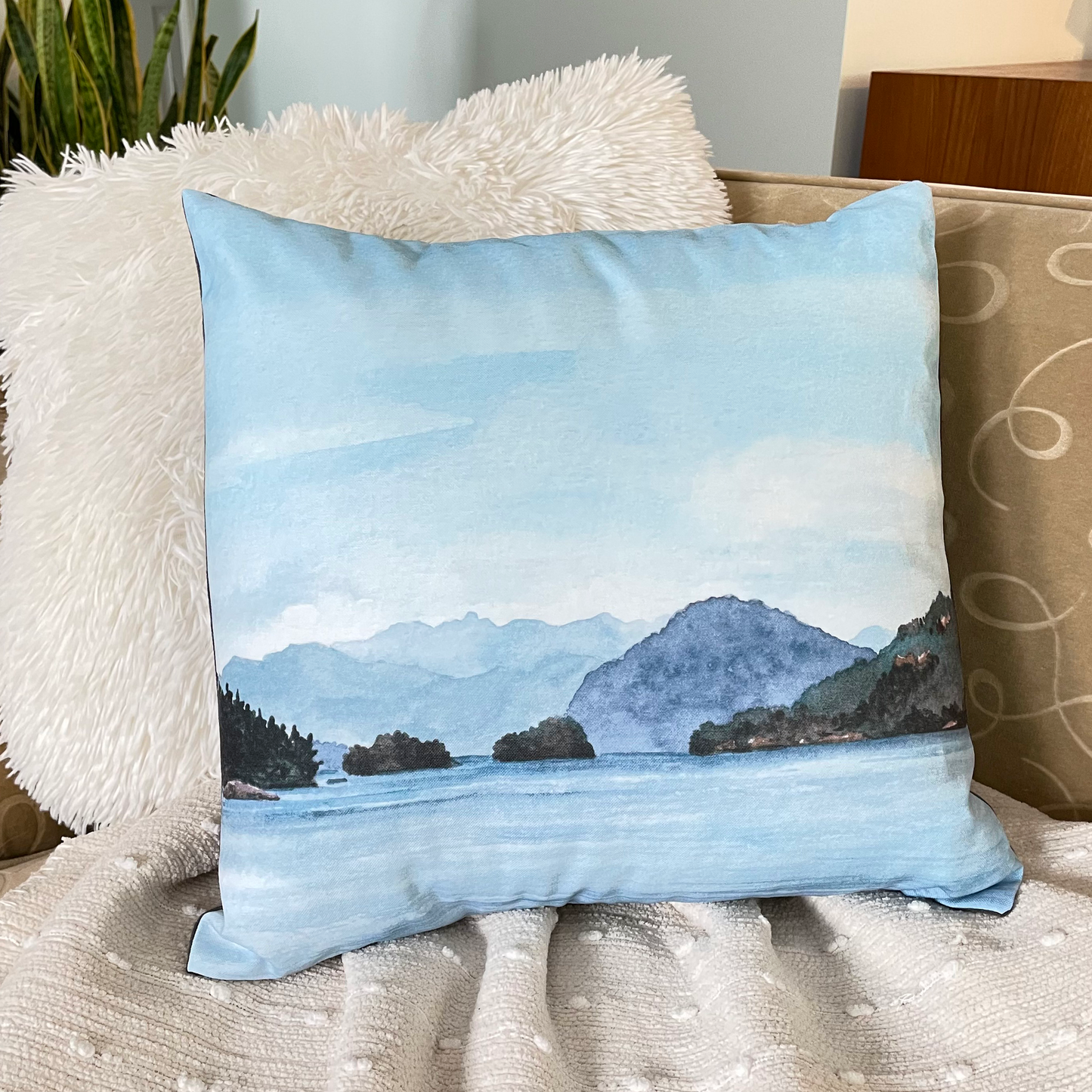 Tranquility cushion cover