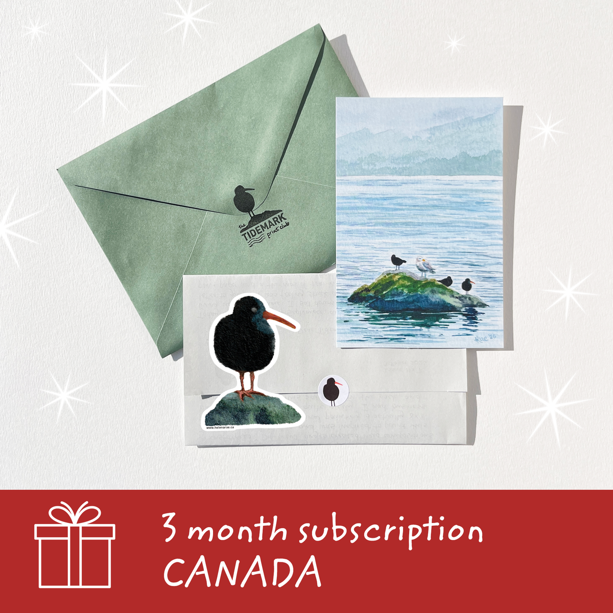 3 Month Mail Club • CANADA